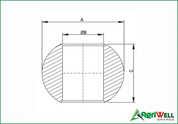 BALL WITHOUT COLLAR BLACK LINE 16MnCr5 (HIGH RUST RESISTANCE)