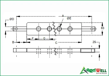 tractor draw bars