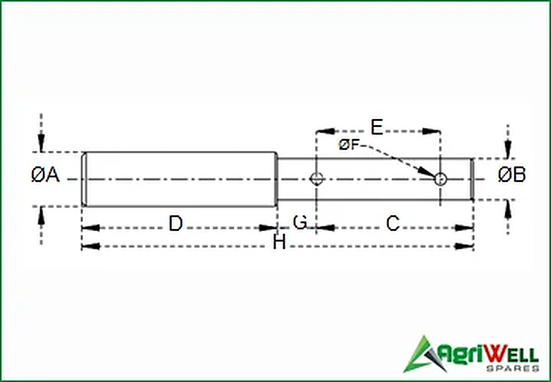 implement mounting pins