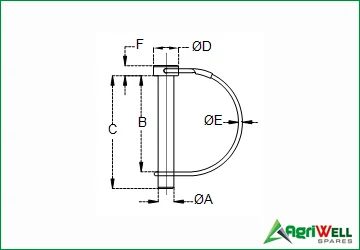 PTO PINS-ROUND