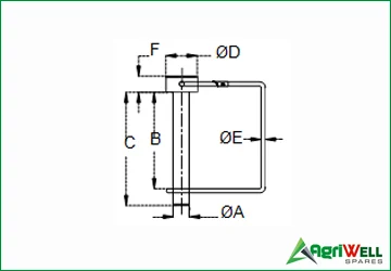 PTO PINS-SQUARE
