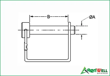 locking pins, pto pins, pto accessories.