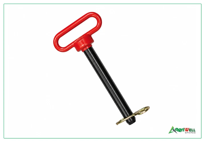 HITCH PIN RED HANDLE (GRADE 5)