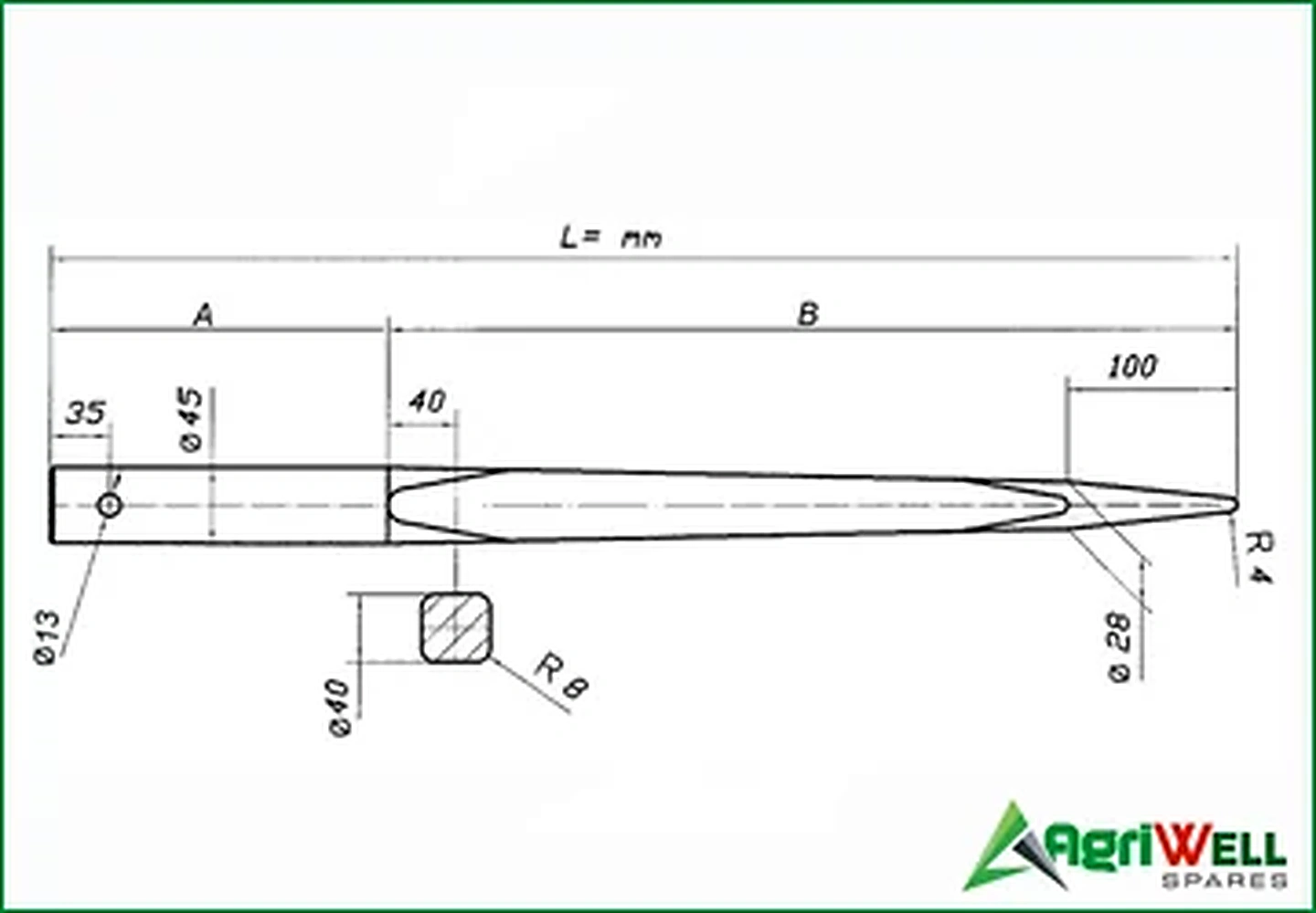 TINES BUSHING / BALE SPEARS