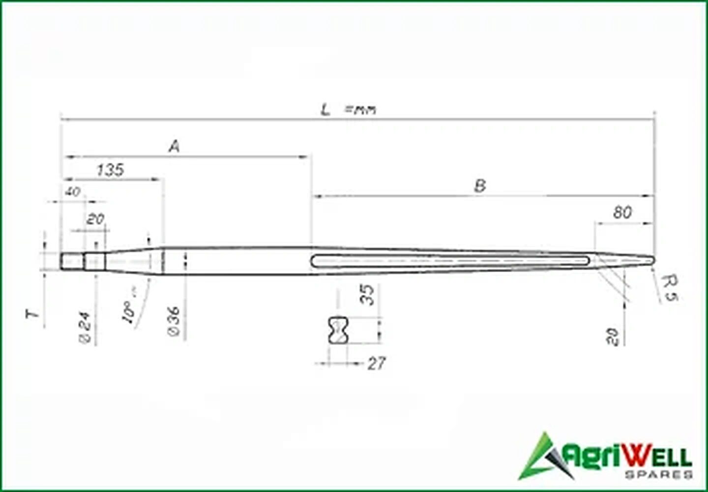 TINES BUSHING / BALE SPEARS
