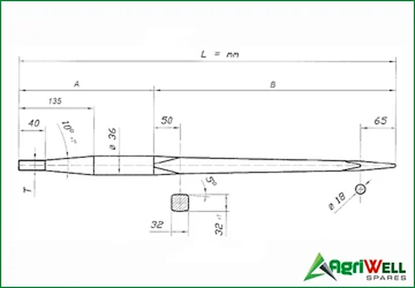 TINES BUSHING / BALE SPEARS