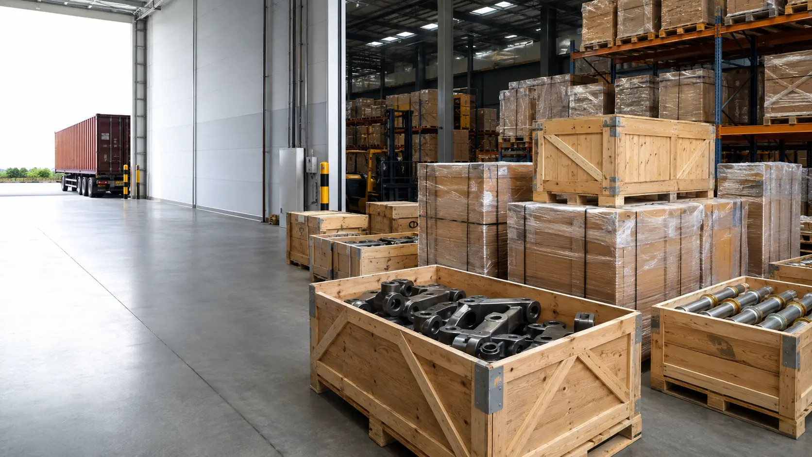 Export-ready component warehouse