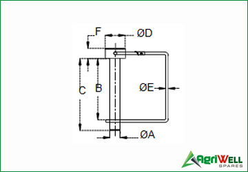 PTO PINS-SQUARE