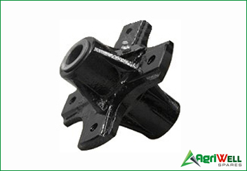 CASTED HUB WITH SINTERED BUSHING